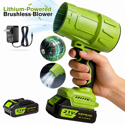 Portable High Power Leaf Blower – Cordless & Lightweight